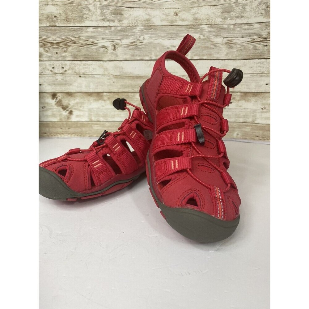Keen Women’s Clearwater CNX Outdoor Sandals Size 6.5 Barberry / Hot Coral Pink - Picture 11 of 11